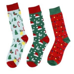 Xmas socks men asstd designs
