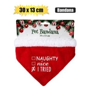 Xmas pet dress up bandana 30*13cm