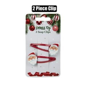 Xmas dress up snap clips set 2pc