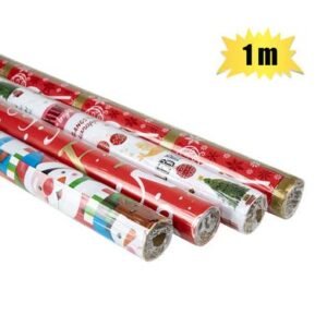 Xmas stationery gift wrap 1mx700mm