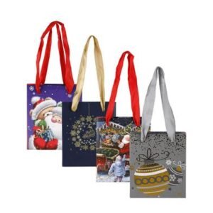 Xmas stationery gift bag small 11x13.5cm