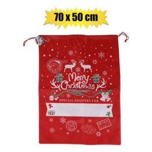 Xmas stationery bag woven 70x50cm