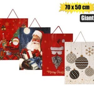 Xmas stationery gift bag giant 70x50cm