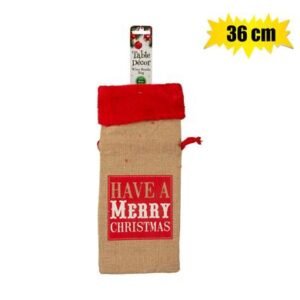 Xmas stationery gift bag wine 36cm