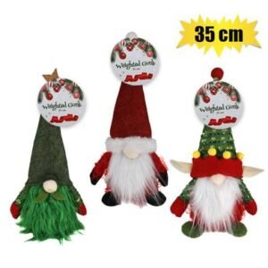 Xmas room decor weighted gonk 35cm