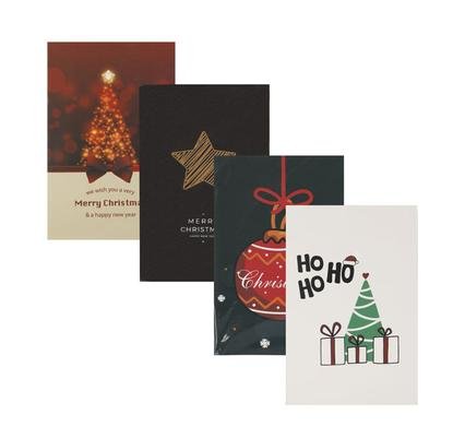 Xmas stationery card & envelope 13cm