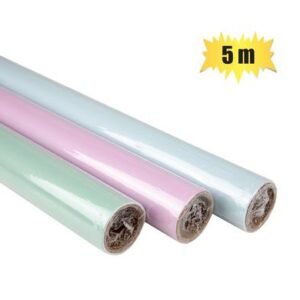 Gift-wrap 700mmx5m solid pastel colors
