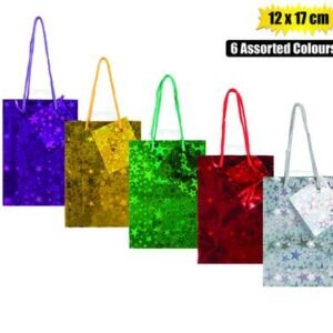 Gift-bag metallic ppr sml 12x17cm matt