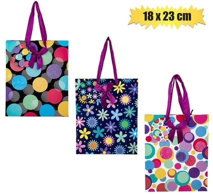 Gift-bag paper med 18x23cm everyday glit