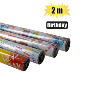 Gift-wrap 700mmx2m birthday