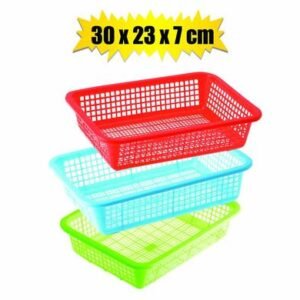 Basket pl multi purpose 30x23x7cm