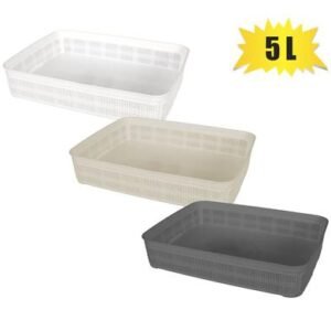 Basket pl jute 5l 31x25x12cm