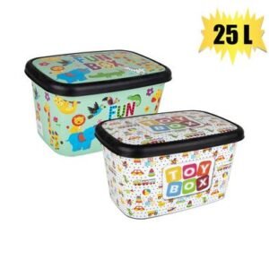 Storage box decorated deep 25l