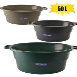 Bath tub pl 50l oval w/handles