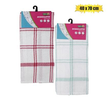Dish cloth cotton 40x65cm eco honeycomb