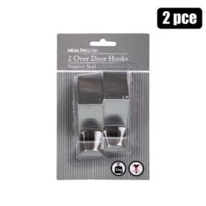 Hook hanger s/s over-door 2pce