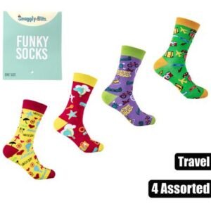Socks unisex travel design