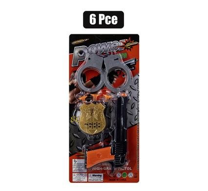 Gun hand suction dart cuff set 28cm 6pc