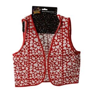 Dress up vest hearts