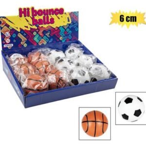 Ball hi bounce asstd 6cm