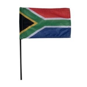 Flag south africa 30x20cm with dowel