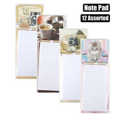 Novelty shopping list asstd 10.2x20.4cm