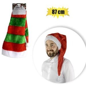 Xmas dress up santa xtra long hat 87cm