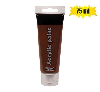 Art+craft paint acrylic tube 75ml brown