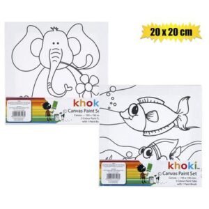 Art+craft paint canvas printed 20x20cm