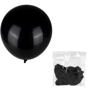 Balloons helium 1pc black f-01