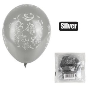 Balloons helium 1pc design silver f-01