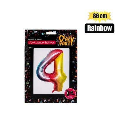 Balloons helium foil rainbow 4 86cm f-03