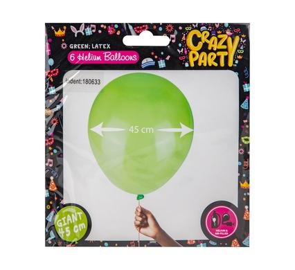 Balloons giant 6pc green f-02