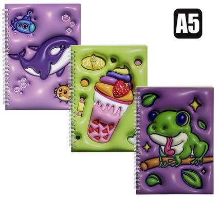 Novelty notebook puffy look a5