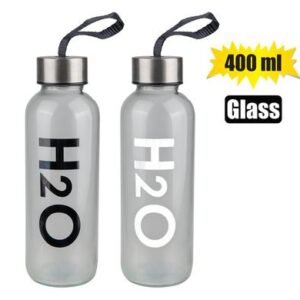 Drinking-bottle gls h2o 400ml