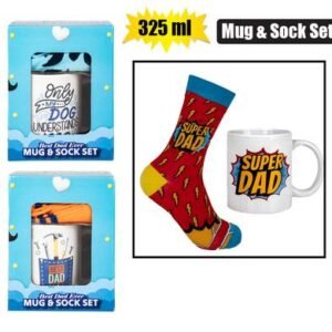 Mug occasions dad mug & sock set 325ml