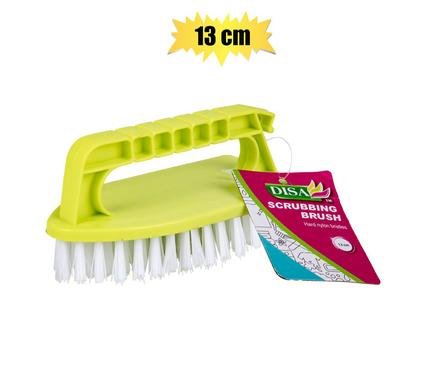 Scrubbing brush plastic back 13cm iron