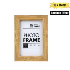 Picture frame mdf bamboo effect 10x15cm