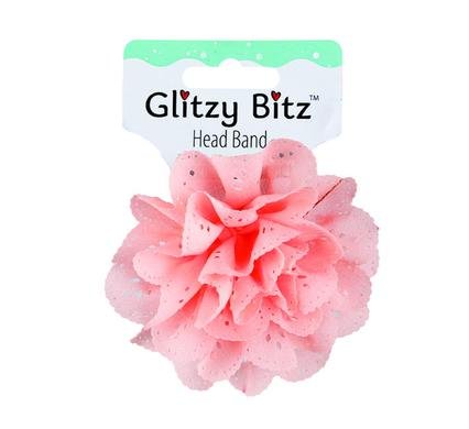 Hair band with flower