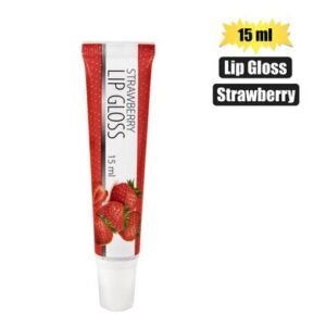 Lip gloss tube strawberry 15ml