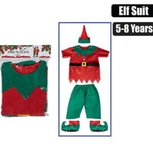 Xmas dress up elf suit 5-8yrs