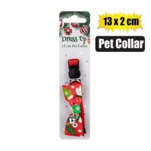Xmas pet dress up collar asstd 13x2cm