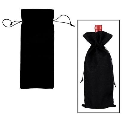 Gift-bag wine drawstring 15x37cm