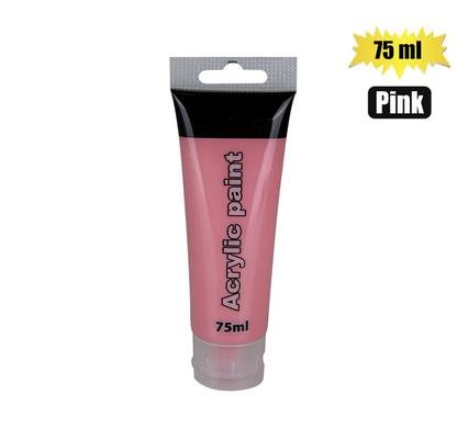Art+craft paint acrylic 75ml pink past