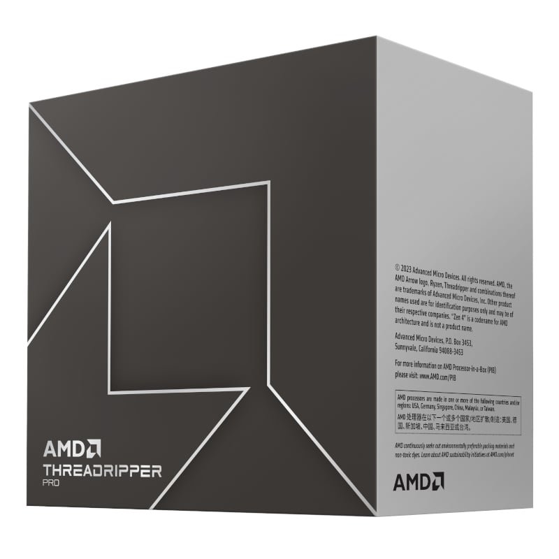 AMD RYZEN Threadripper Pro 7995WX 2.5Ghz 96-Core CPU - Image 2