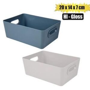 Basket pl hi-gloss 20x14x7cm