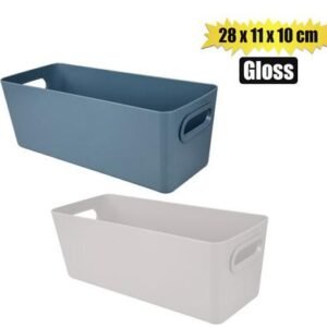 Basket pl hi-gloss 28x11x10cm
