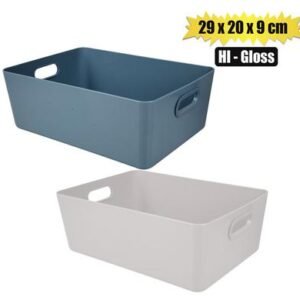 Basket pl hi-gloss 29x20x9cm