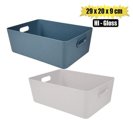 Basket pl hi-gloss 29x20x9cm