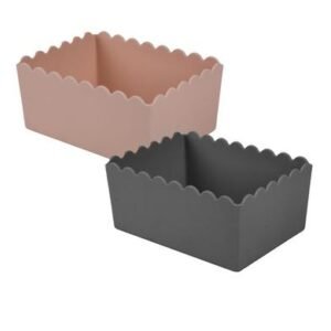 Basket pl flower design 25x10.5x6.5cm